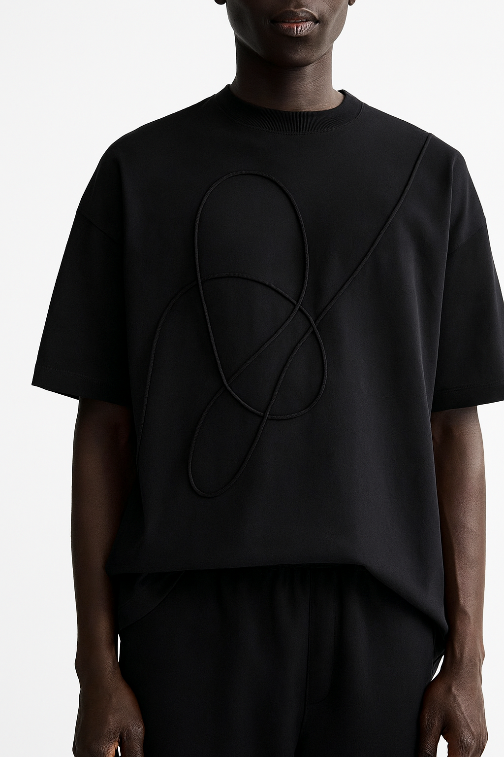 T-shirt Unissex com Relevo Artístico